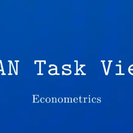 R言語 CRAN Task View：計量経済学