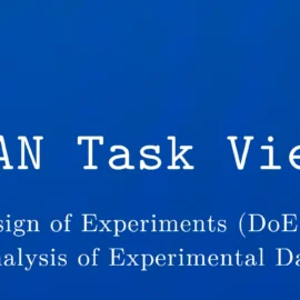 R言語 CRAN Task View：実験計画法（DoE）および実験データの分析の設計