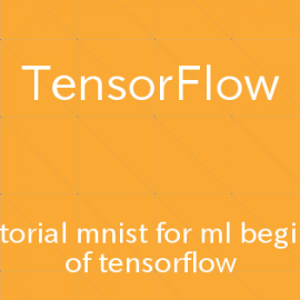 TensorFlow チュートリアルMNIST For Beginnersを試してみる