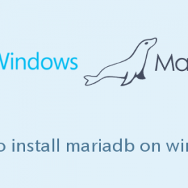 MariaDB×Windows インストール手順