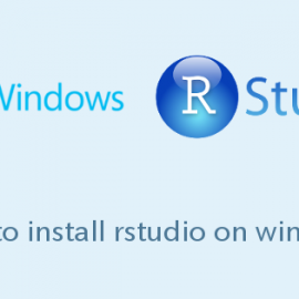 R×Windows RStudioのインストール手順