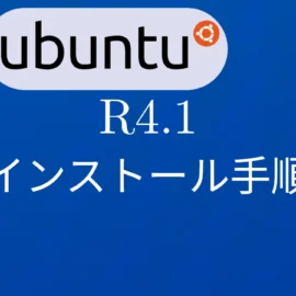 R×Ubuntu20.04 R4.1のインストール手順